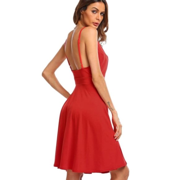 NWT Lipstick Sweetheart Bust 50s Pinup Wrap Dress - Picture 5 of 7